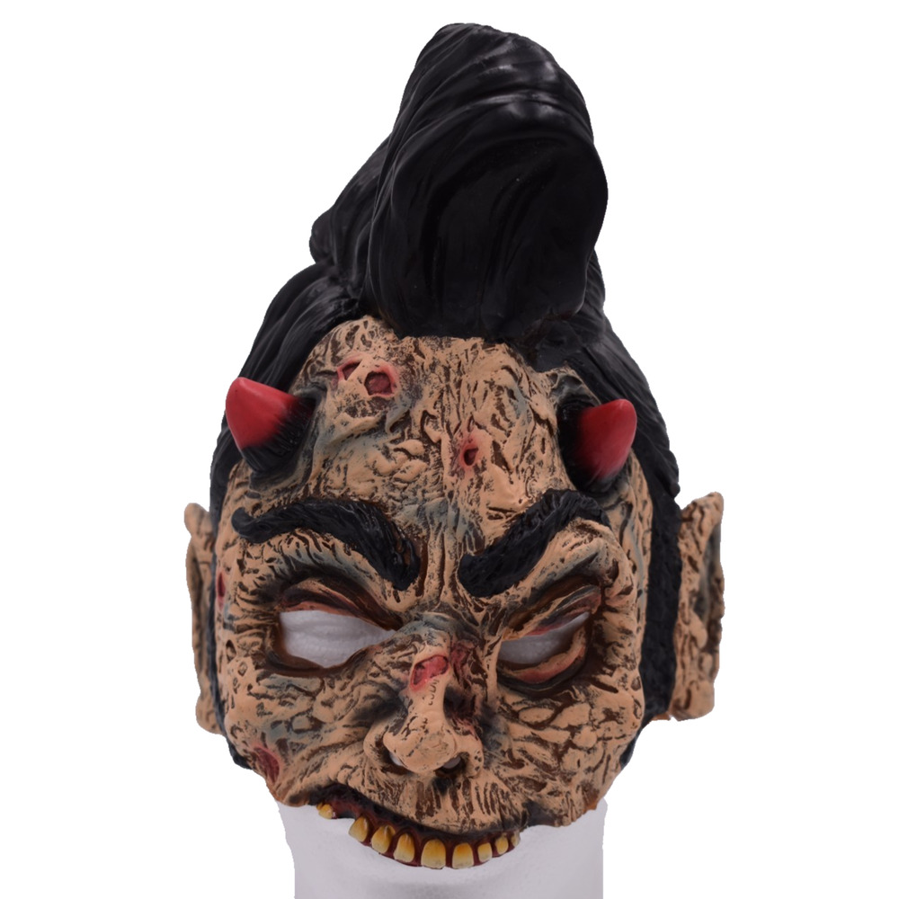 Rockabilly Devil Half Mask - Demon Horns Pompadour Greaser - by Disguise (2009)